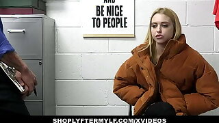 Hot Tow-haired Babes Chloe Cherry and Mom Aaliyah Love Prohibited Shoplifting